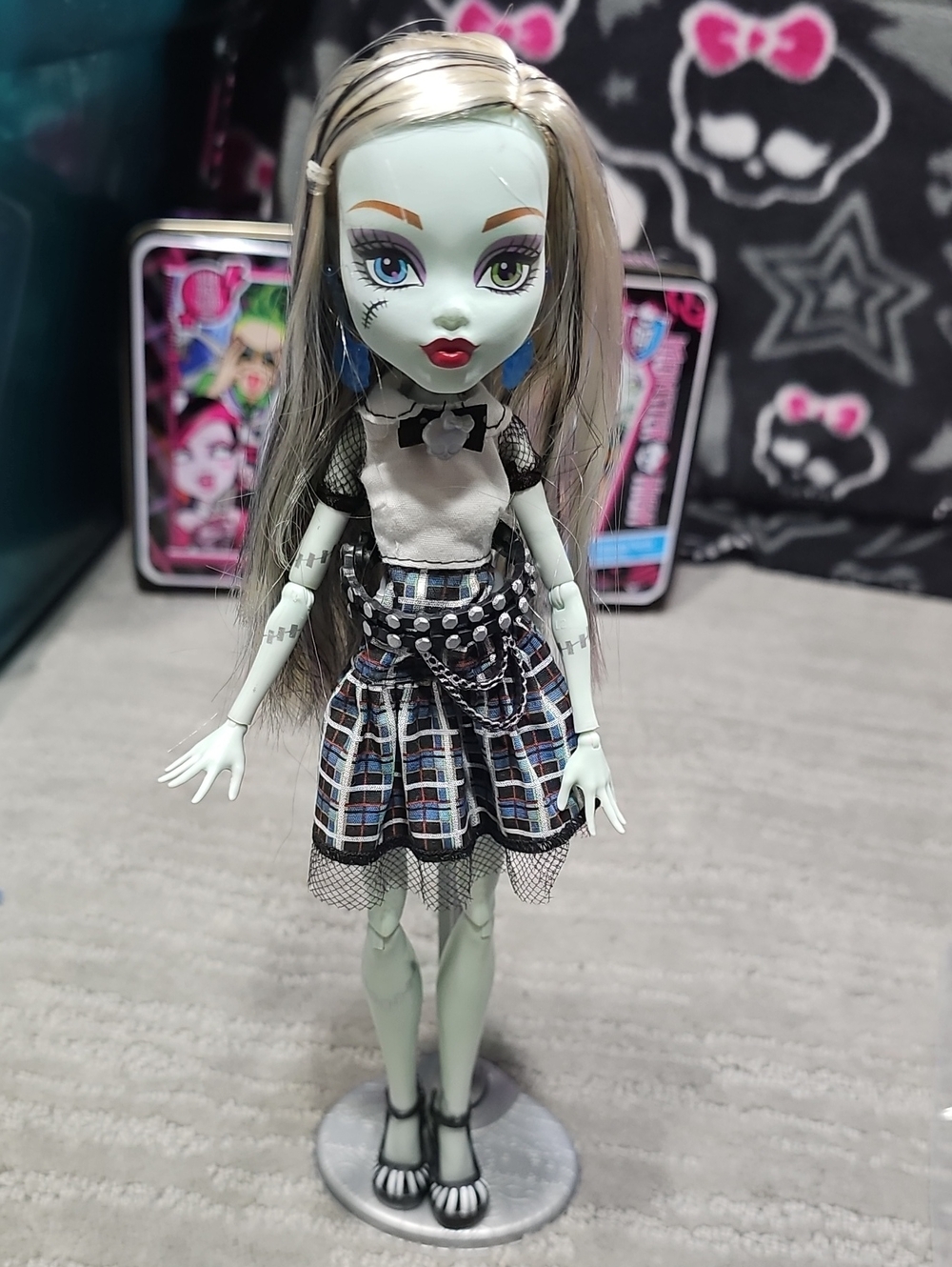 Monster High Ghouls Alive G1 Frankie Stein Doll Y0424 Released 2012 (OOB) VTG
